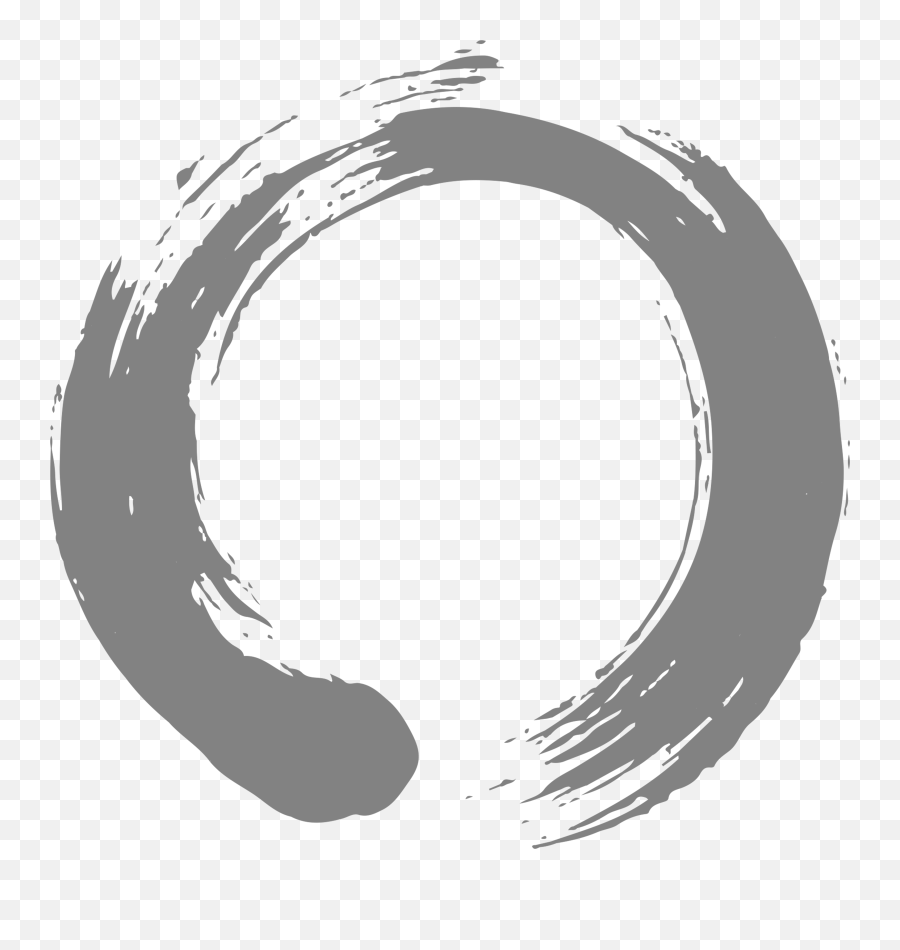 Zen Clipart Yoga Breathing - Zen Symbol Png,Grey Circle Png