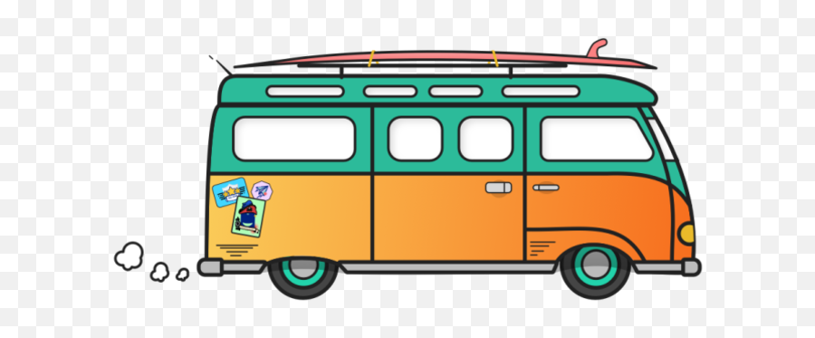 Hippie Bus Designs Themes Templates And Downloadable - Commercial Vehicle Png,Hippie Icon