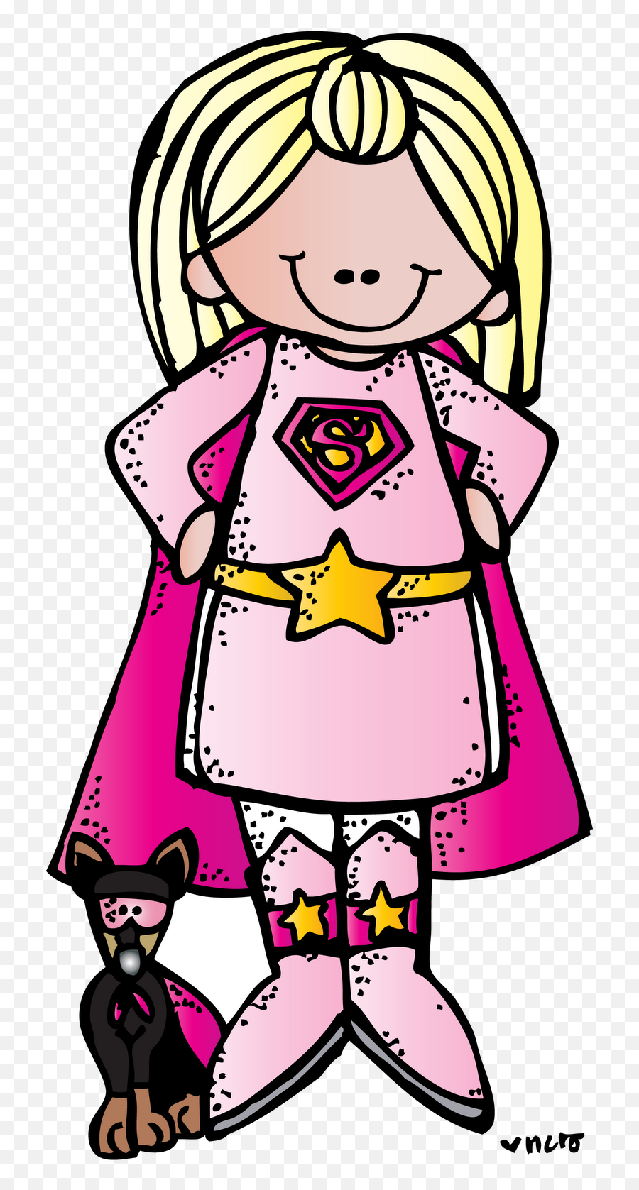 Supergirl Clipart Melonheadz - Superhero Clipart Melonheadz Png,Super Heroes Png