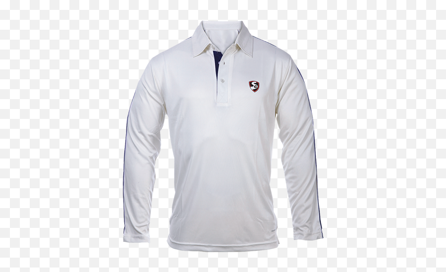 Cricket White Full Sleeves T Shirt Png - shirt Png