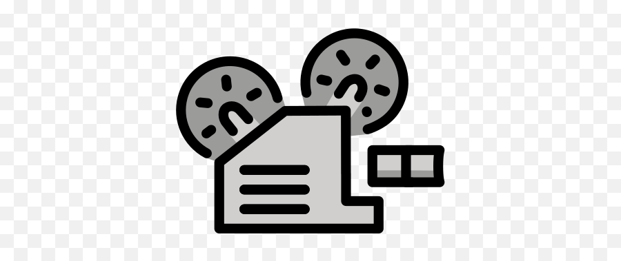 Film Projector Emoji - Emoji Proiettore Cinema Png,Projector Icon Png