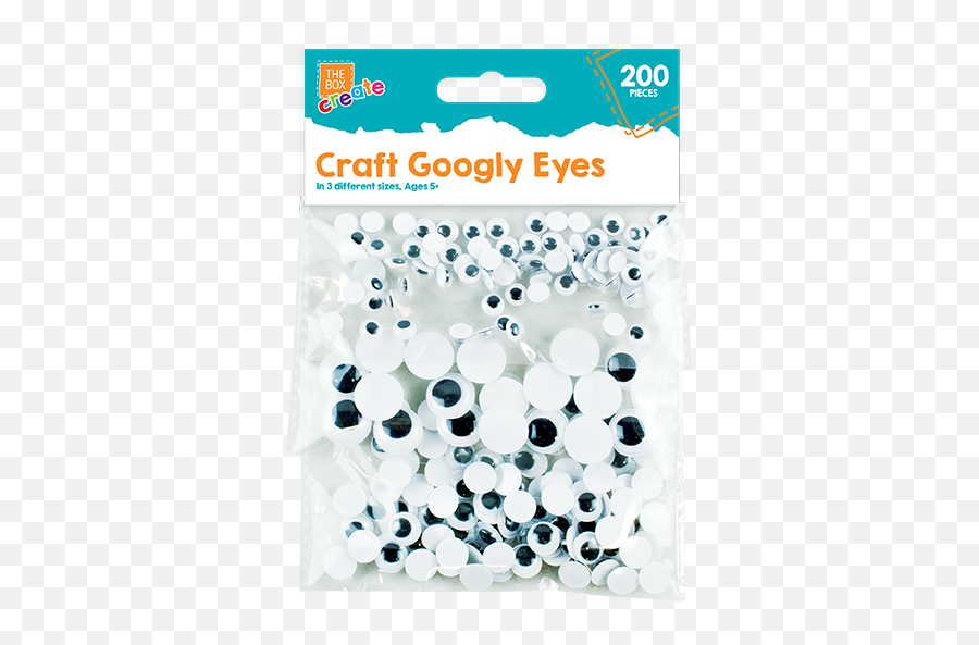 Craft Googly Eyes - 200 Pack Bead Png,Googly Eyes Png