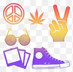 Free Photo Peace Sign Cannabis Hippie John Lennon Glasses - Symbol png