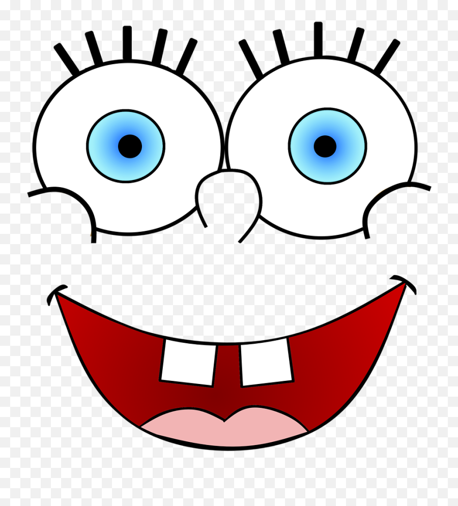 Spongebob Sponge Head Smiley - Cara De Bob Esponja Png,Spongebob Face Png