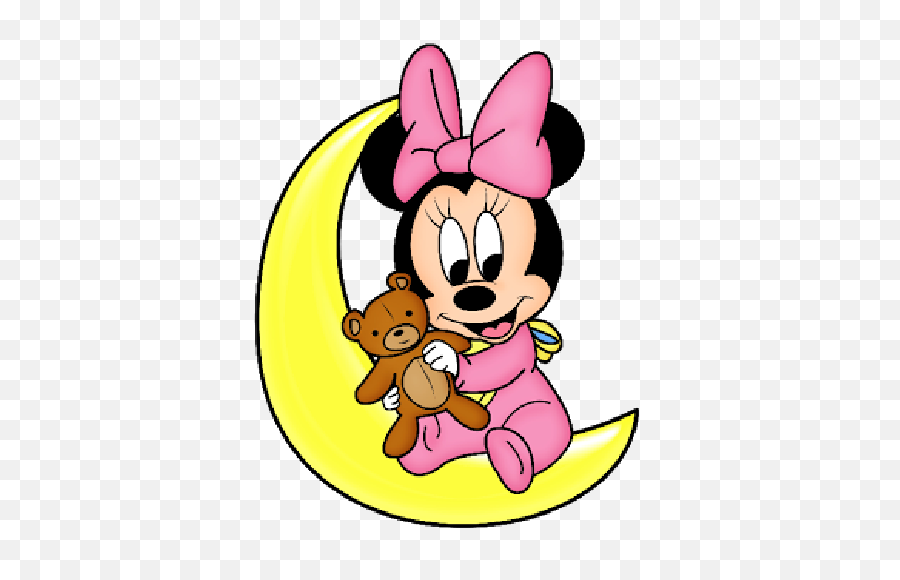 Baby Minnie Cartoon Images Valentine Heart Clip Art - Cartoon Baby Minnie Mouse Png,Minnie Mouse Png Images