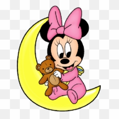 Baby Minnie Cartoon Images Valentine Heart Clip Art - Cartoon Baby Minnie Mouse Png,Minnie Mouse Png Images