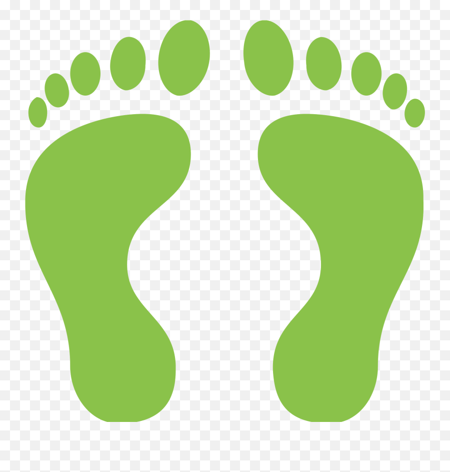 Graphic Black And White Footprint Icon Free Download - Blue Footprint Clipart Png,Footsteps Transparent Background