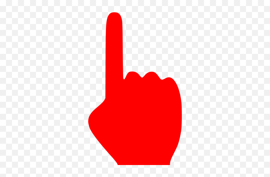 Red One Finger Icon - Museum Of Ethnology Png,Finger Png