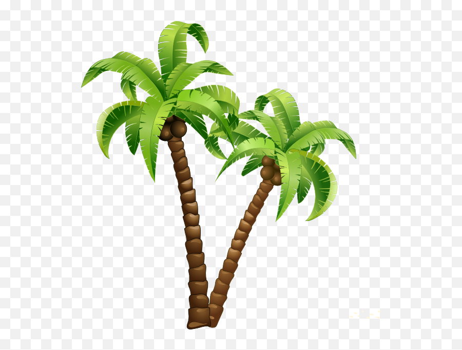 Cartoon Coconut Tree Png Image With - Transparent Coconut Tree Cartoon,Palmeras  Png - free transparent png images 