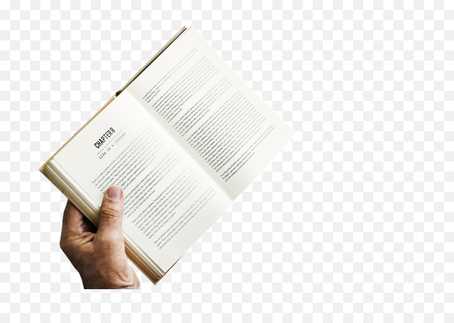 Book Open Hand Foreground Background - Mano Con Libro Png,Open Book Transparent Background