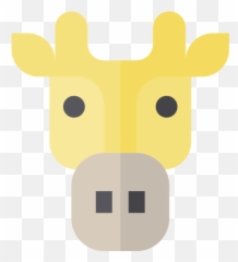 Zoo Animals Giraffe Mammal Wildlife Kingdom Icon - Cartoon png
