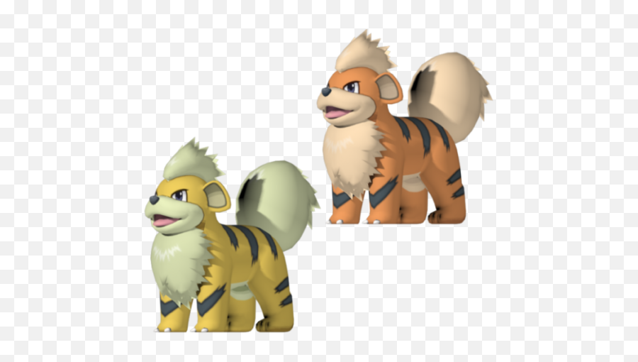 Growlithe Pokemon Character Free 3d - Cartoon Png,Growlithe Png