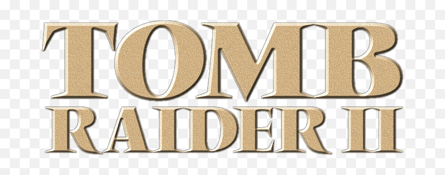 Logo Tomb Raider Ii - Tomb Raider 2 Logo Png,Tomb Raider Png