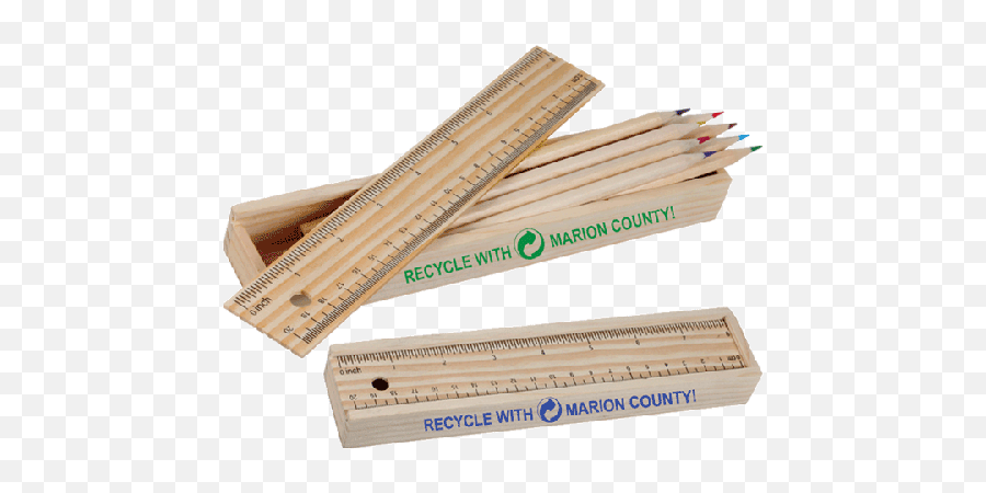 Colored Pencil Set Wwood Box - Plywood Png,Colored Pencil Png