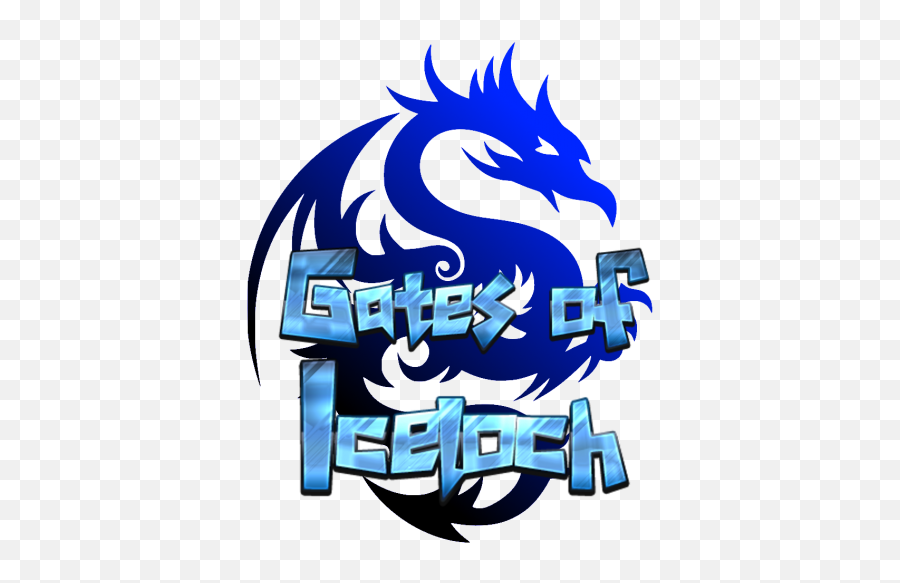 Gates Of Iceloch Minecraft Server - Transparent Background Dragon Tattoo Transparent Png,Discord Logo Font