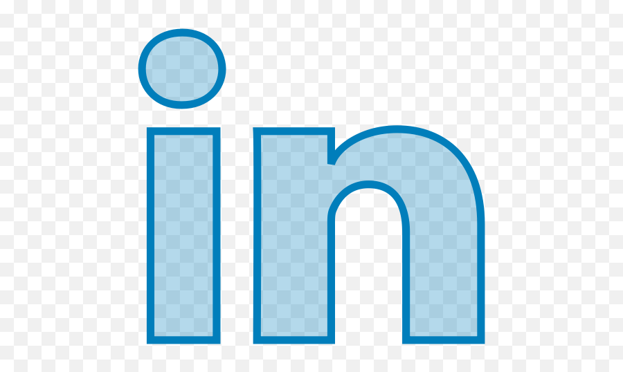 Line Linkedin Social Transparent Icon - Clip Art Png,Linkedin Transparent