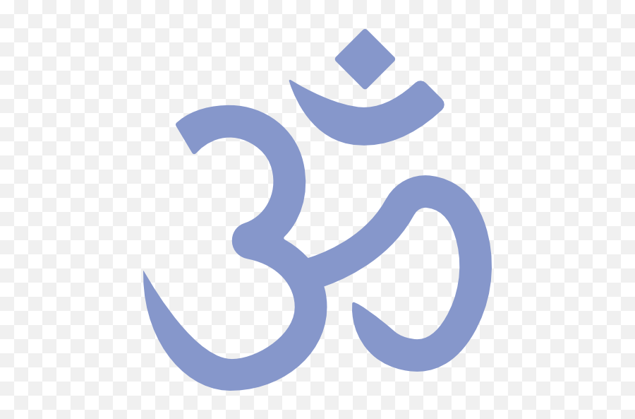 Yoga Symbol And Om Png Picture - Om Blue Symbol Transparent Background,Om Symbol Png