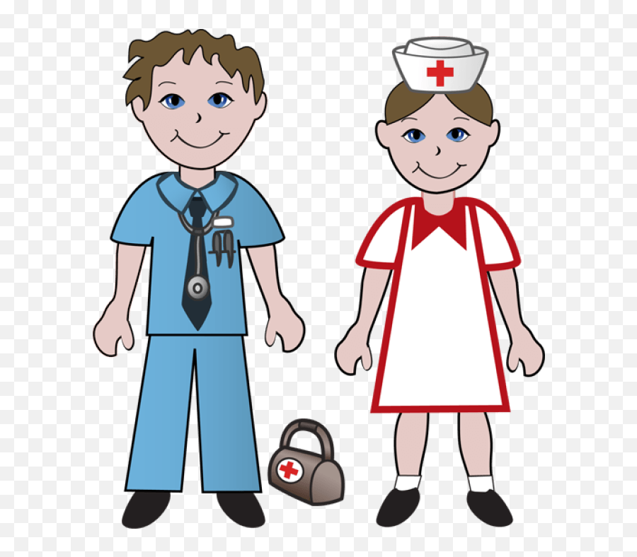 Doctor And Nurse Clipart - Doctor And Nurse Clip Art Png,Nurse Clipart Png