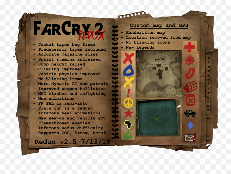 Redux Mod For Far Cry 2 - Far Cry 1 Custom Maps Png,Far Cry 5 Logo Png