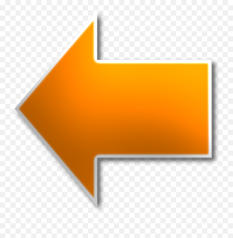 Left Arrow Yellow - Free Image On Pixabay Flechas Naranjas Png,Yellow Arrow Png