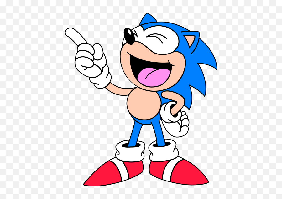 Mickey Mouse Felix The Cat U003d Sonic Neogaf - Classic Sonic The Hedgehog Laughing Png,Felix The Cat Png
