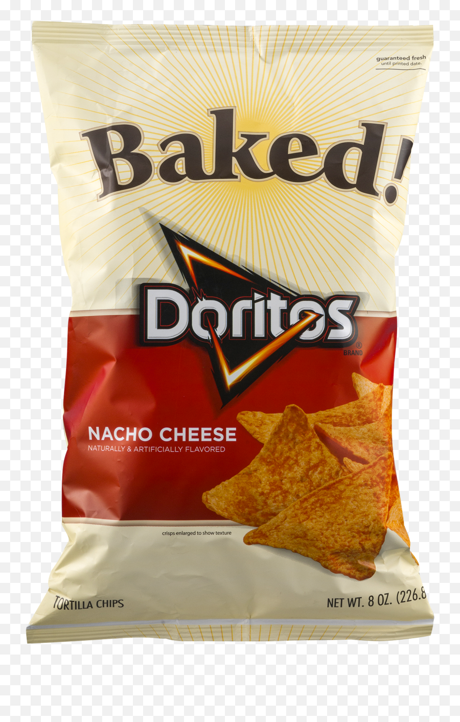 Baked Doritos Nacho Cheese Tortilla Chips 8 Oz Bag - Baked Nacho Cheese Doritos Png,Dorito Png