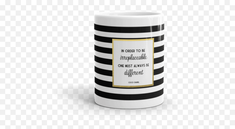 Coco Chanel Quote Coffee Mug - Coffee Cup Png,Coco Chanel Logo Png