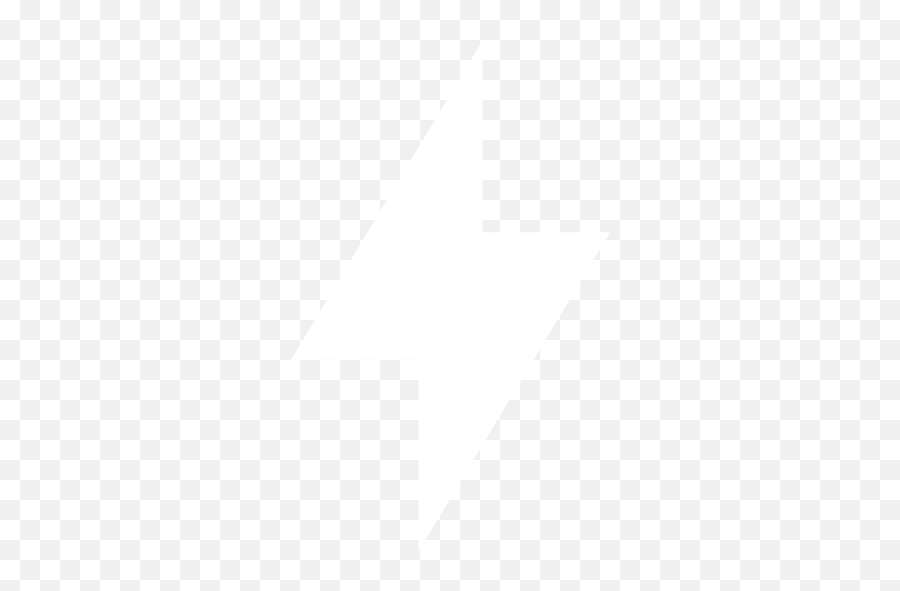 Free White Lightning Bolt Icons - Monochrome Png,White Lightning Png