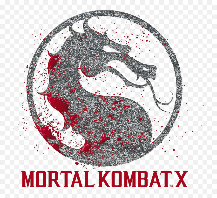 Mortal Kombat Bloody Seal Menu0027s Tall Fit T - Shirt Mortal Kombat X Logo Png,Mortal Kombat X Logo