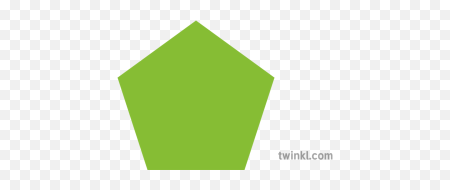 Pentagon Green Illustration - Twinkl Paper Product Png,Pentagon Logo
