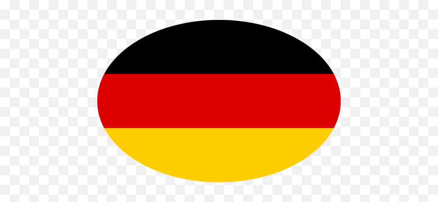 Vector Country Flag Of Germany - Oval Vector World Flags Germany Flag Circle Icon Png,Red Oval Png
