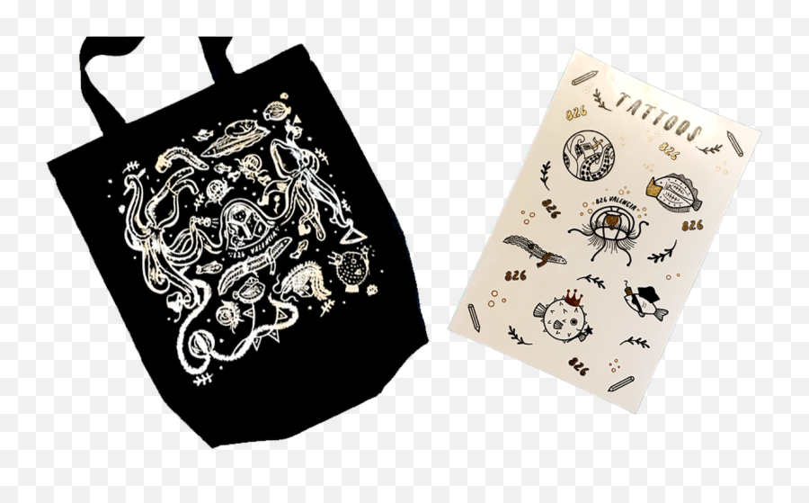 Temporary Tattoo And Tote Bag Bundle - Bee Png,69 Tattoo Png