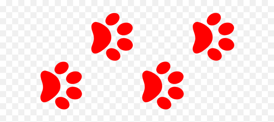 Paw Clipart Red - Red Dog Paw Transparent Cartoon Jingfm Red Paw Prints  Clip Art Png,Dog Paw Png - free transparent png images 