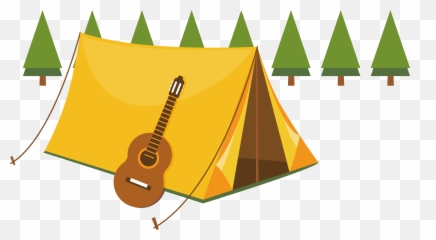 Camping Summer Camp Tent Illustration - Transparent Background Tent Vector Png,Camping Png