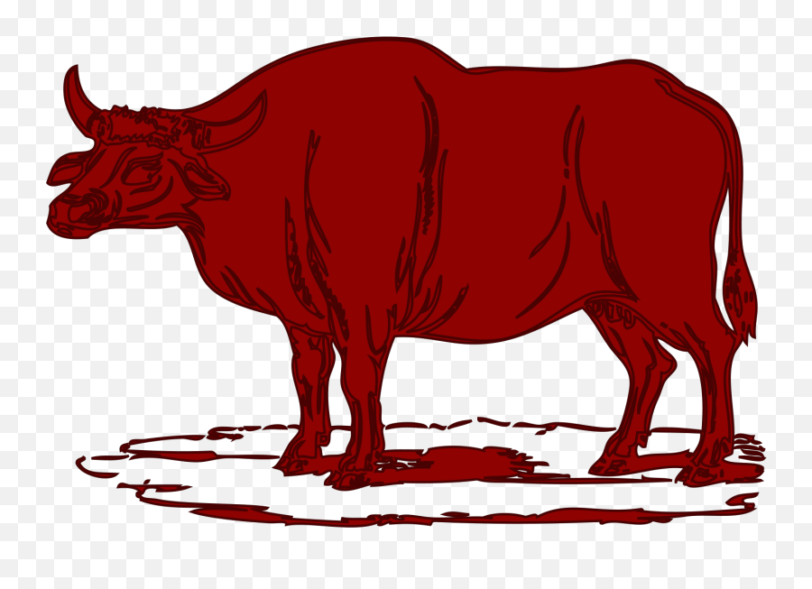 Red Brown Cow Clip Art - Dairy Cow Png,Cow Clipart Png