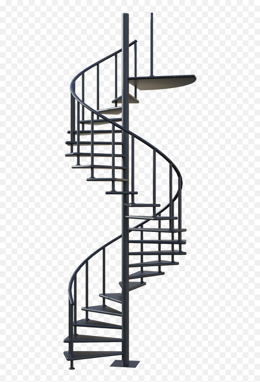 Spiral Stairs Metal - Stairs Png,Staircase Png