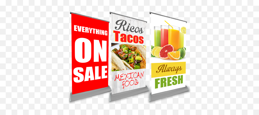 Download Hd Retractable Banners Png Transparent - Roller Up Banner,Mexican Banner Png