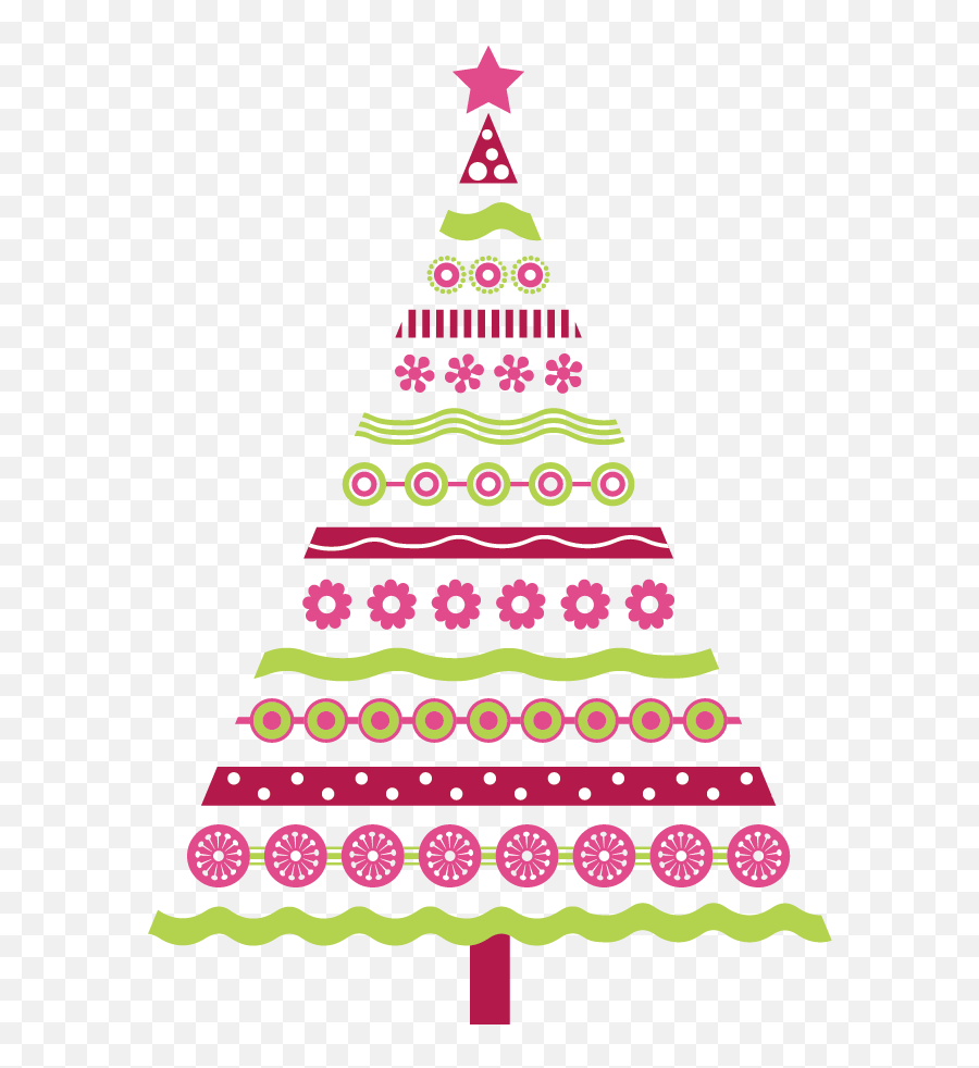 Download Pink Christmas Tree Art Hd Png - Uokplrs Pink Christmas Decorations Clipart,Christmas Tree Clip Art Png