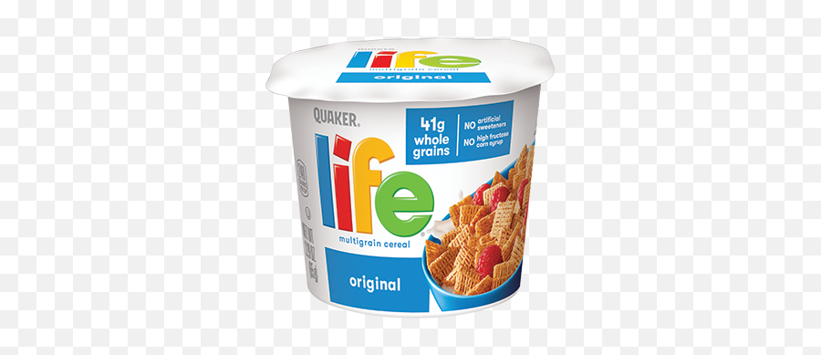 Life Cereal Cups Original Quaker Oats Png Bowl Of