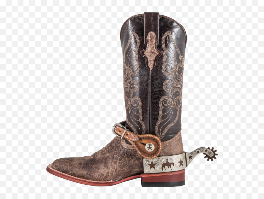 Download Hd Cowboy Boots Png - Cowboy Boot With Spur,Cowboy Boot Png