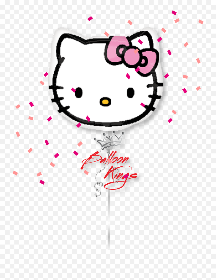 Hello Kitty Head - Hello Kitty With A Flower Png,Hello Kitty Png