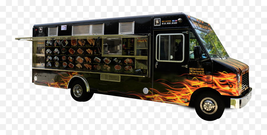 Rice Ball Of Fire Transparent Png - Rice Balls Of Fire Food Truck,Ball Of Fire Png