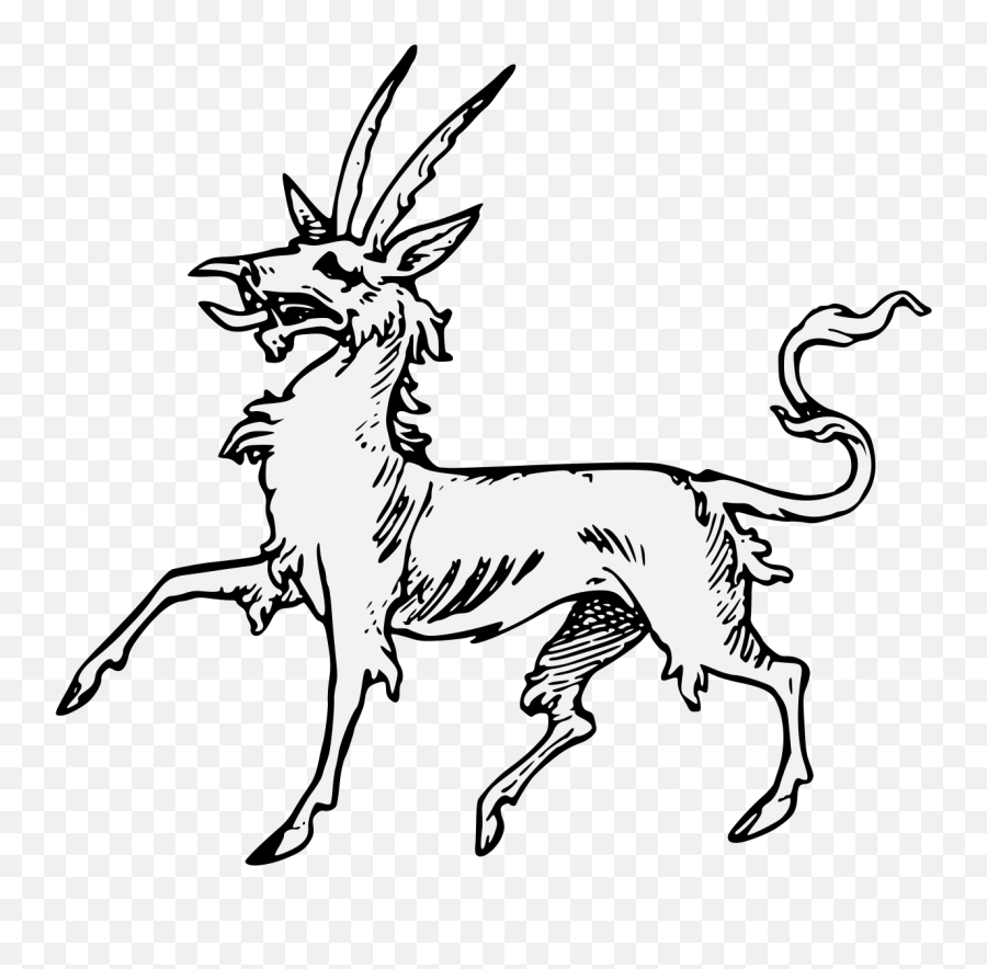 Antelope - Heraldic Beasts Png,Antelope Png
