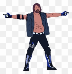 A - Aj Styles Wwe Drawing Png,Aj Styles Png