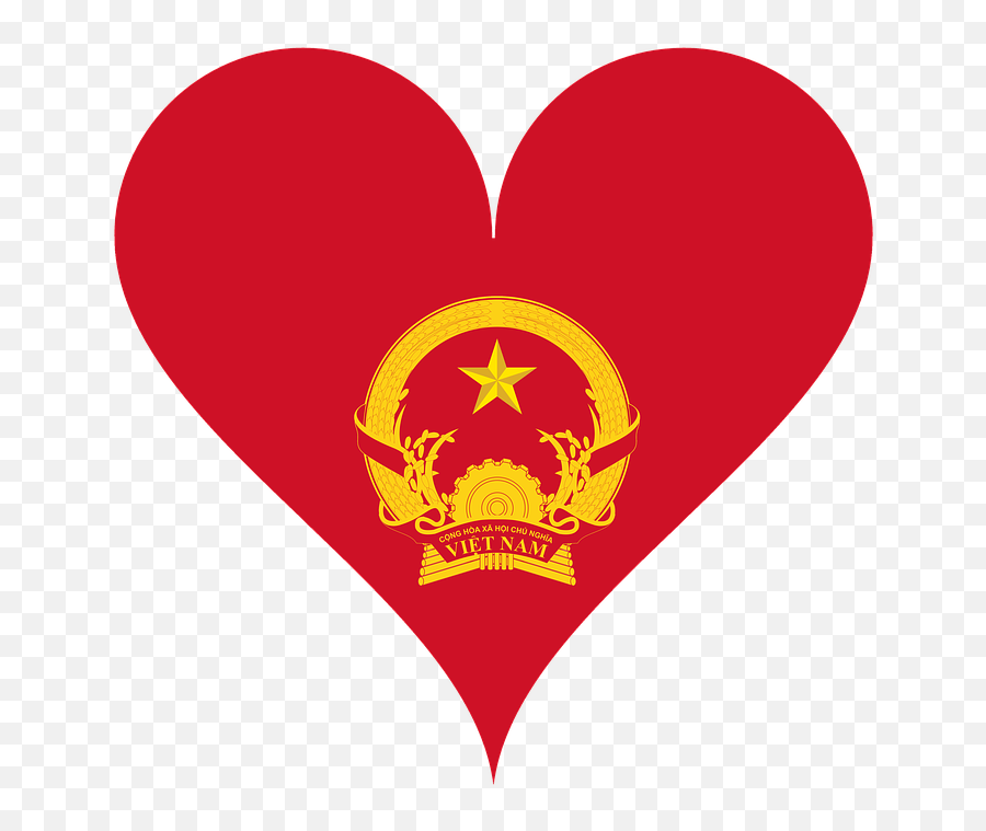 Heart Love Vietnam - Thông T Ngh Nh Png,Vietnam Flag Png