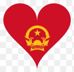 Heart Love Vietnam - Thông T Ngh Nh Png,Vietnam Flag Png