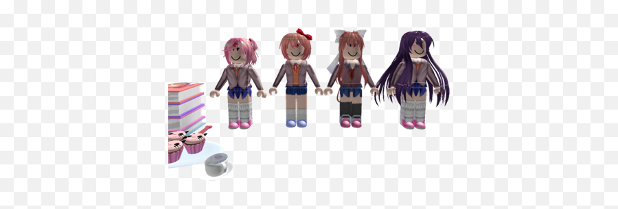 Doki Literature Club Models - Fictional Character Png,Doki Doki Literature Club Png