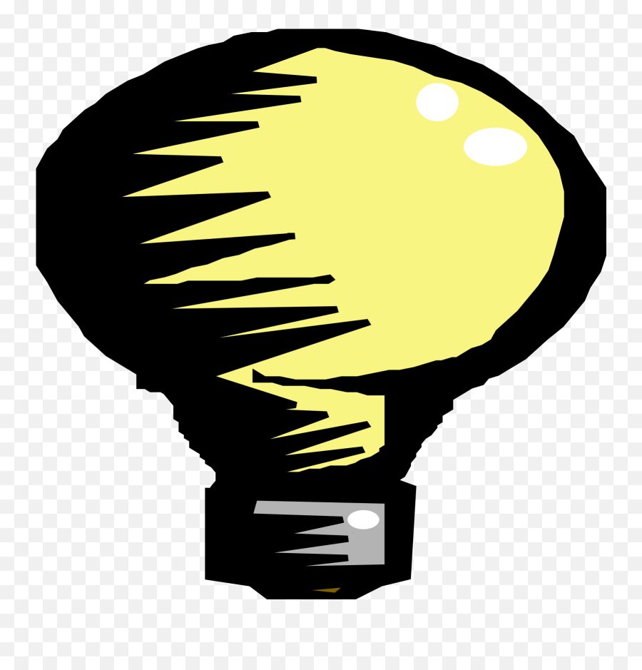 Light Bulb Svg Vector Clip Art - Svg Clipart Royalty Free Light Bulb Public Domain Png,Light Bulb Clipart Png