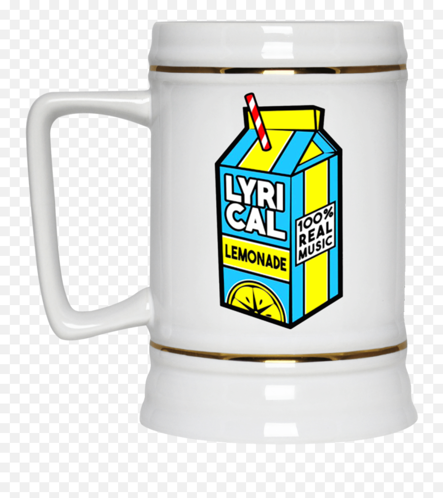 Lyrical Lemonade Small Beer Stein 22oz - Chairman Of The Board Funny Png,Lyrical Lemonade Logo