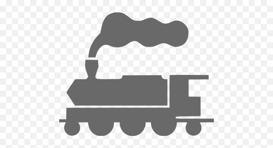 Dim Gray Train 5 Icon - Industrial Revolution Digital Revolution Png,Railroad Png